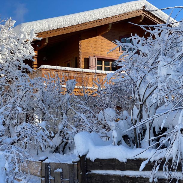 Haus im Winter